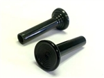 Image of 1967 - 1981 Custom Firebird BLACK Door Lock Knobs, Pair