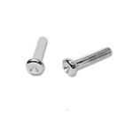 Image of 1968 - 1969 Firebird Door Lock Knobs, Ribbed Chrome OE Style, Pair