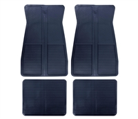 Image of 1973 - 1981 Firebird or Trans Am Floor Mats Set, Original GM, Dark Blue