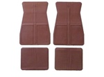 Image of 1973 - 1981 Firebird or Trans Am Floor Mats Set, Original GM Style, Dark Red