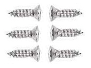 Image of 1970 - 1981 Chrome Sunvisor Support Screws