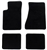 Image of 1982 - 1992 Firebird Floor Mats Set, Front and Rear, Molded OE Style Carpeted with Grippers