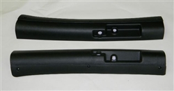 Image of 1984 - 1992 Firebird T-Top Handle Cover Trim Moldings, Outer Sides, Plastic, Black, Pair LH and RH