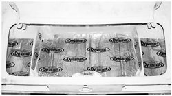 Image of 1967 - 1969 Firebird Trunk Floor Heat and Sound Deadening Insulation (Dynamat Xtreme)