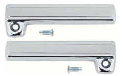 Image of 1978 - 1981 Firebird T-Top (Fisher) Chrome Release Handles, Pair