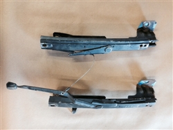 Image of 1982 - 1992 Firebird Front Bucket Seat Tracks Set, Right Hand, Non Power Original GM Used