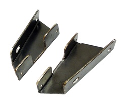Image of 1974 - 1975 Firebird Front License Plate Tag Support Mounting Brackets, Pair