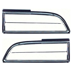 Image of 1970 - 1973 Firebird and Trans Am Tail Light Bezels Pair