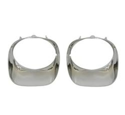 Image of 1974 - 1976 Firebird and Trans Am Headlight Chrome Bezels Pair