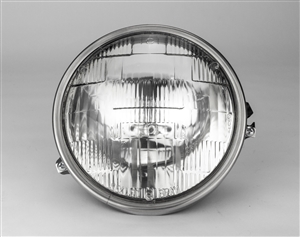 Image of 1967 - 1969 Firebird Headlight Mounting Bucket, Ring, and Bulb Kit, Left Hand OUTER