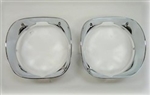 Image of 1970 - 1973 Firebird Headlight Chrome Bezels, Pair