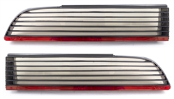 Image of NEW 1979 - 1981 Firebird Outer LH and RH Smoked Tail light Lamp Lens Set, 5937036 & 5937034