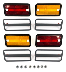 Image of 1970 - 1981 Firebird and Trans Am Side Marker Light Kit, Front And Rear