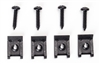 Image of 1976 - 1978 Firebird and Trans AM Park Light Lamp Turn Signal Chrome Bezels, PAIR