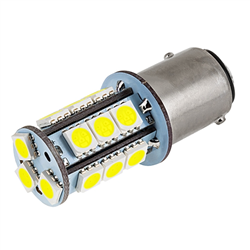 Image of 1157 LED Stop / Turn / Park Light Bulb, Ultra Bright WHITE Dual Filament, Each
