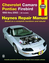 Image of 1993-2002 Pontiac Firebird Haynes Repair Manual