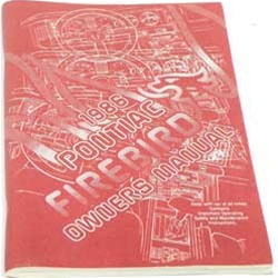 1986 Firebird Owners Manual