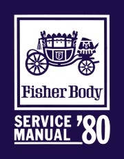 Image of 1980 Firebird Fisher Body Service Manual Book