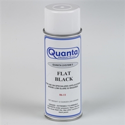 Image of Firebird Quanta FLAT BLACK Spray Paint, 12 Ounce Can