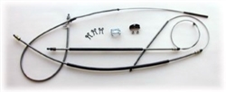 Image of 1979 - 1981 Firebird or Trans Am Emergency Parking Brake Cables Kit with REAR DISC BRAKES