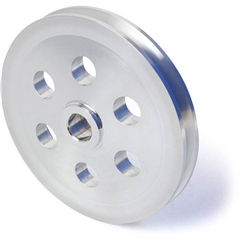 Image of Billet Aluminum Pontiac Power Steering Pulley, Press On