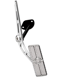 1967 - 1969 Firebird Fuel Gas Accelerator Pedal Assembly, Custom POLISHED Billet Aluminum