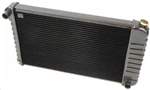 Image of 1970 - 1971 Radiator 4 Core, Manual, 2-3/4" Wide Left Side Mount and 3-1/2" Wide Right Side Mount