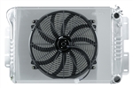 Image of 1967 - 1969 Firebird COLD-CASE LS Swap 23" Aluminum Radiator KIT with 16" Electric Fan and Custom Fit Aluminum Fan Shroud