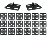 Image of Firebird Hood Insulation Clip Set, 4 Hole Square, 20 Piece Kit