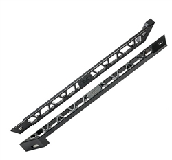 Image of 1967 - 1969 Firebird Custom Black Billet Aluminum Fender Bar Braces Set