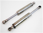 Image of 1967 - 1981 Billet Hood Hinge Stainless Steel Hood Struts, Heavy Duty Pair