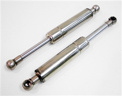 Image of 1967 - 1981 Billet Hood Hinge Stainless Steel Hood Struts, Heavy Duty Pair