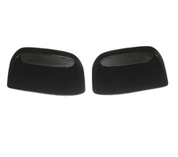 Image of 1967 - 1969 Firebird 400 Hood Scoop Louver Inserts, Closed Design Pair