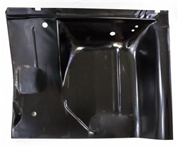 Image of 1967 - 1969 Firebird RH Under Rear Seat Section Floor Panel Repair Pan