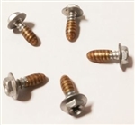 Image of 1970 - 1981 Firebird Rear Window to Trunk Lid Metal Filler Panel Mounting Screws, Pack of 5