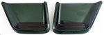 Image of 1993 - 1997 Firebird and Trans Am Hood Scoops, NOS, GM, Pair, Green