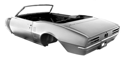 1967 Firebird Assembled Convertible Body Shell