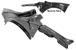 Image of 1969 Firebird Convertible Inner Quarter Panel Metal Support Brace Structure, Left Hand