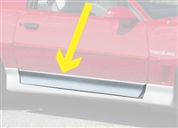 Image of 1985 - 1990 Firebird Trans Am and GTA Lower Door Ground Effect, Original GM Used, RH