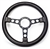 Image of 1969 - 1981 Firebird Trans Am Formula Steering Wheel Early Large Grip, Black with Black Spokes
