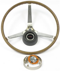 Image of 1969 Firebird Deluxe Wood Sport Steering Wheel Kit