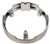 Image of 1969 Firebird Woodgrain Steering Wheel Satin Chrome Hub Collar Ring