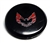 Image of 1970 - 1981 Firebird And Trans Am Formula Steering Wheel Horn Button Insert, Correct Factory Style Lucite with Locating Tab! Red