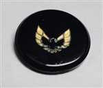 Image of 1970 - 1981 Firebird And Trans Am Formula Steering Wheel Horn Button Insert, Correct Factory Style Lucite with Locating Tab! Gold