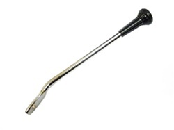 Image of 1967 Firebird Chrome Turn Signal Lever with Black Knob, OE Correct Premium Quality