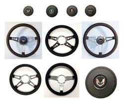 Image of NEW Custom Classic Leather Steering Wheel Kit for Firebird, Pontiac, and GTO