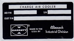 Image of 1989 Turbo Trans Am Engine Compartment Intercooler Decal