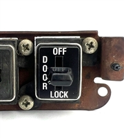 Image of 1970 - 1977 Pontiac Firebird Power Door Lock Switch Face Decal