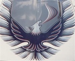 Image of 1980 Pace Car Trans Am Turbo Hood Bird with Flame