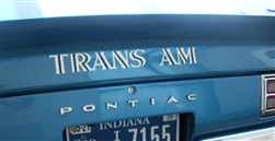 Image of 1969 - 1972 " Trans Am " Rear Spoiler Decal, 493363